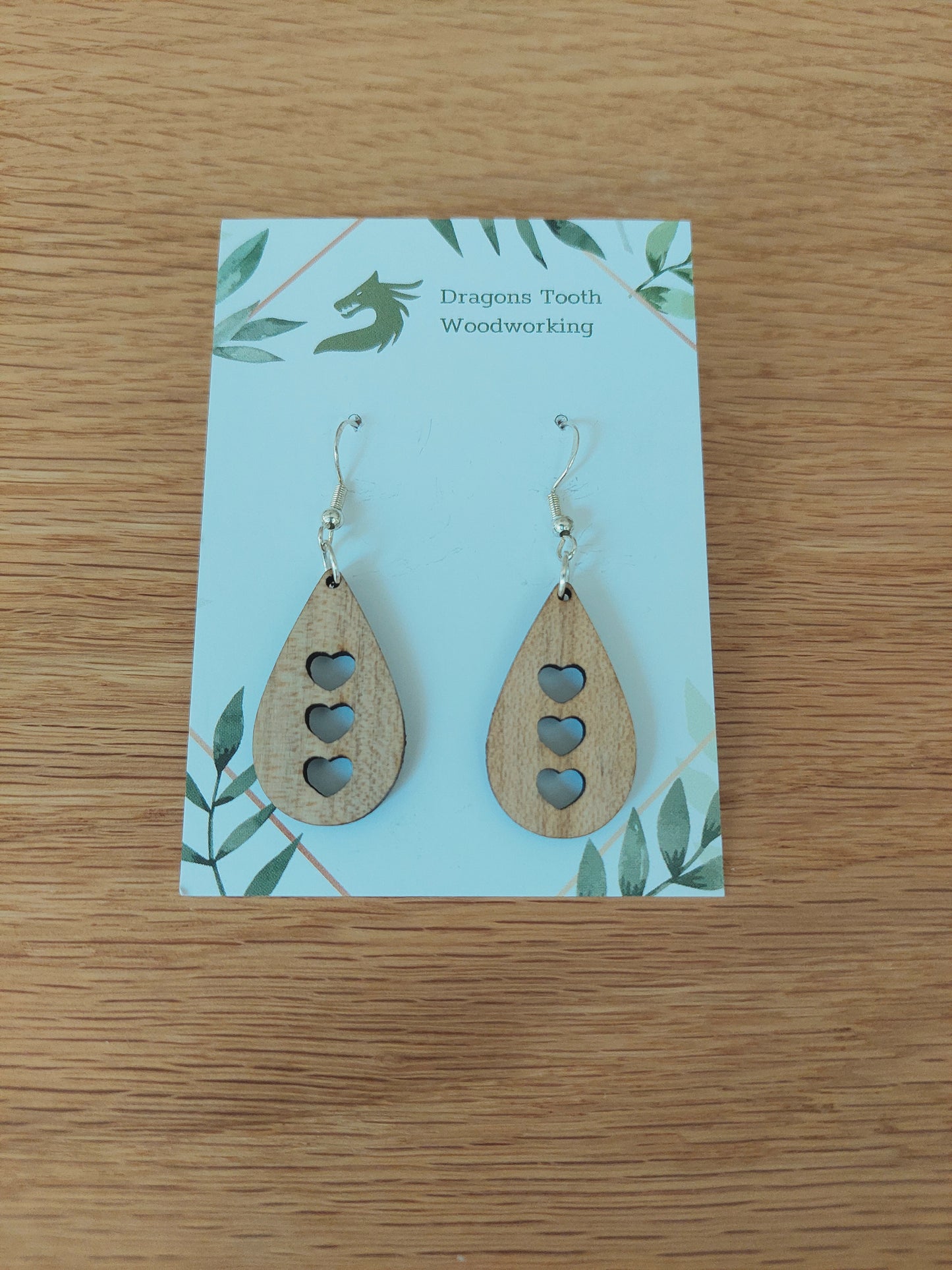 Triple Heart Earrings