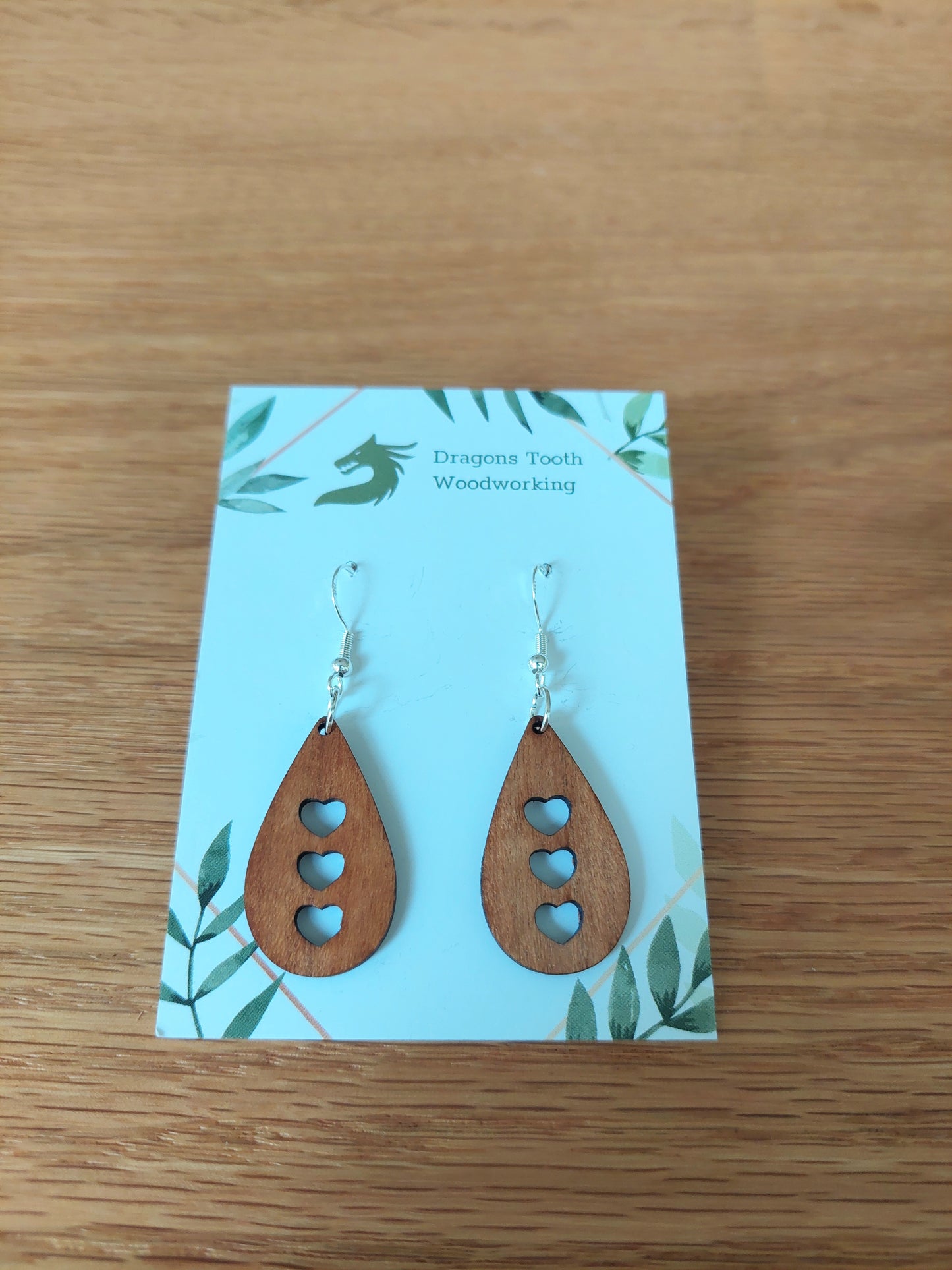 Triple Heart Earrings