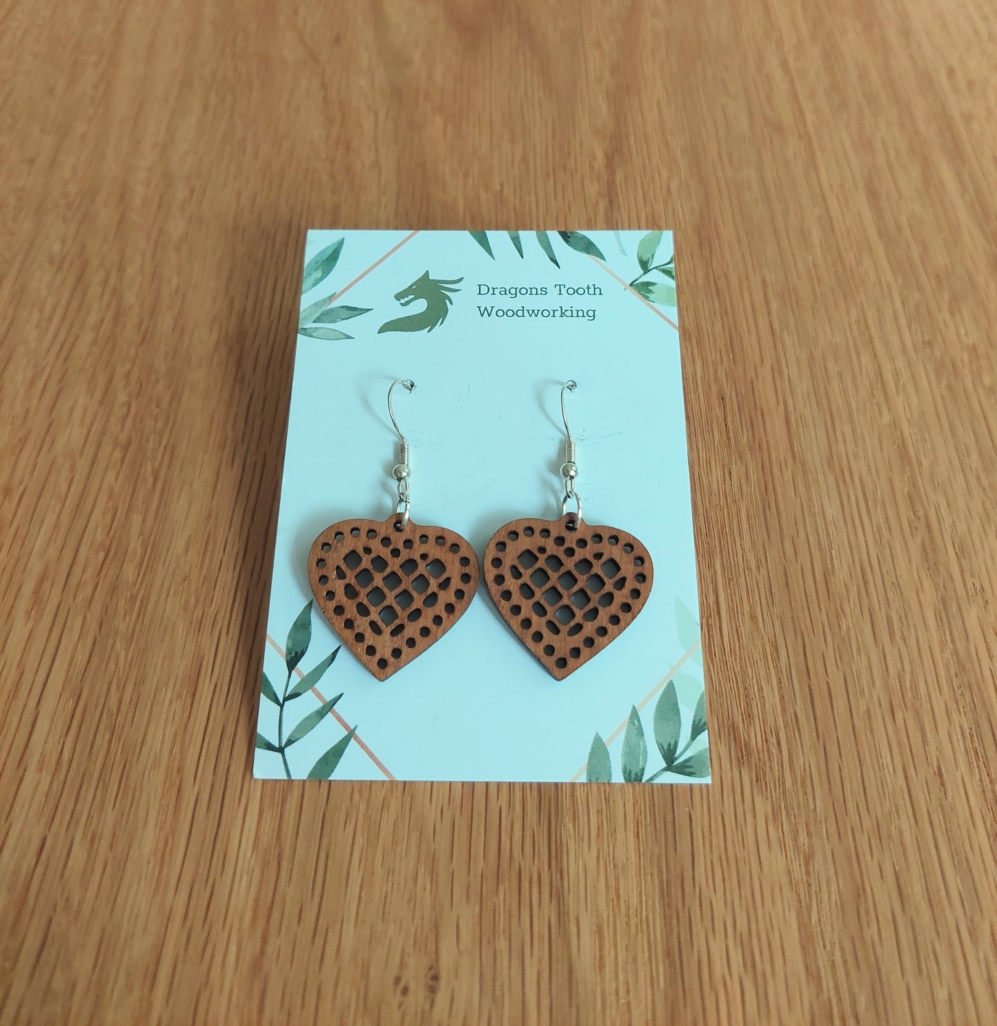 Lace Heart Earrings
