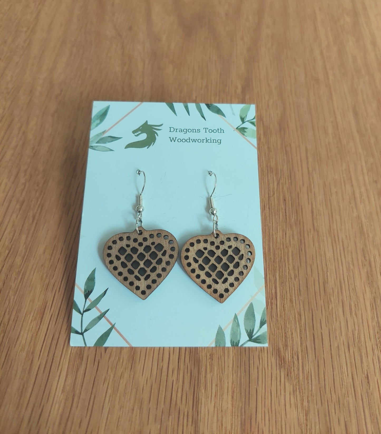 Lace Heart Earrings