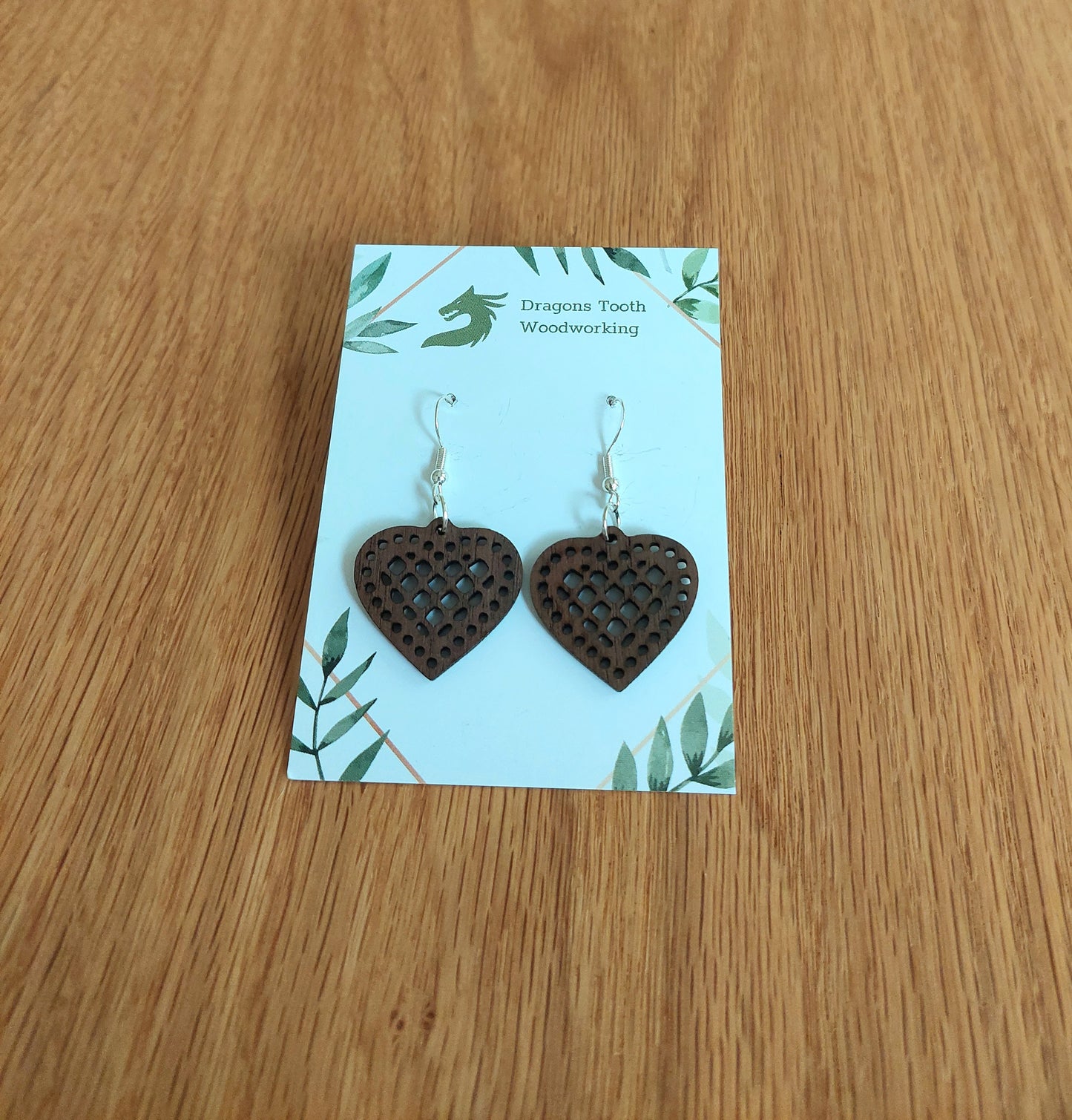 Lace Heart Earrings