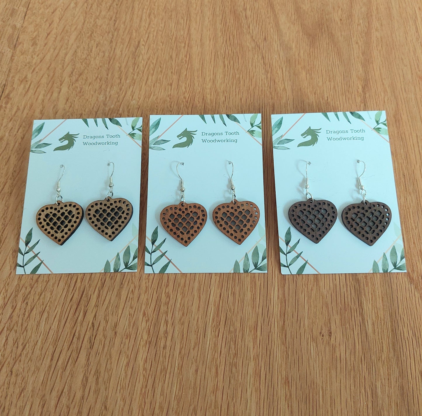 Lace Heart Earrings