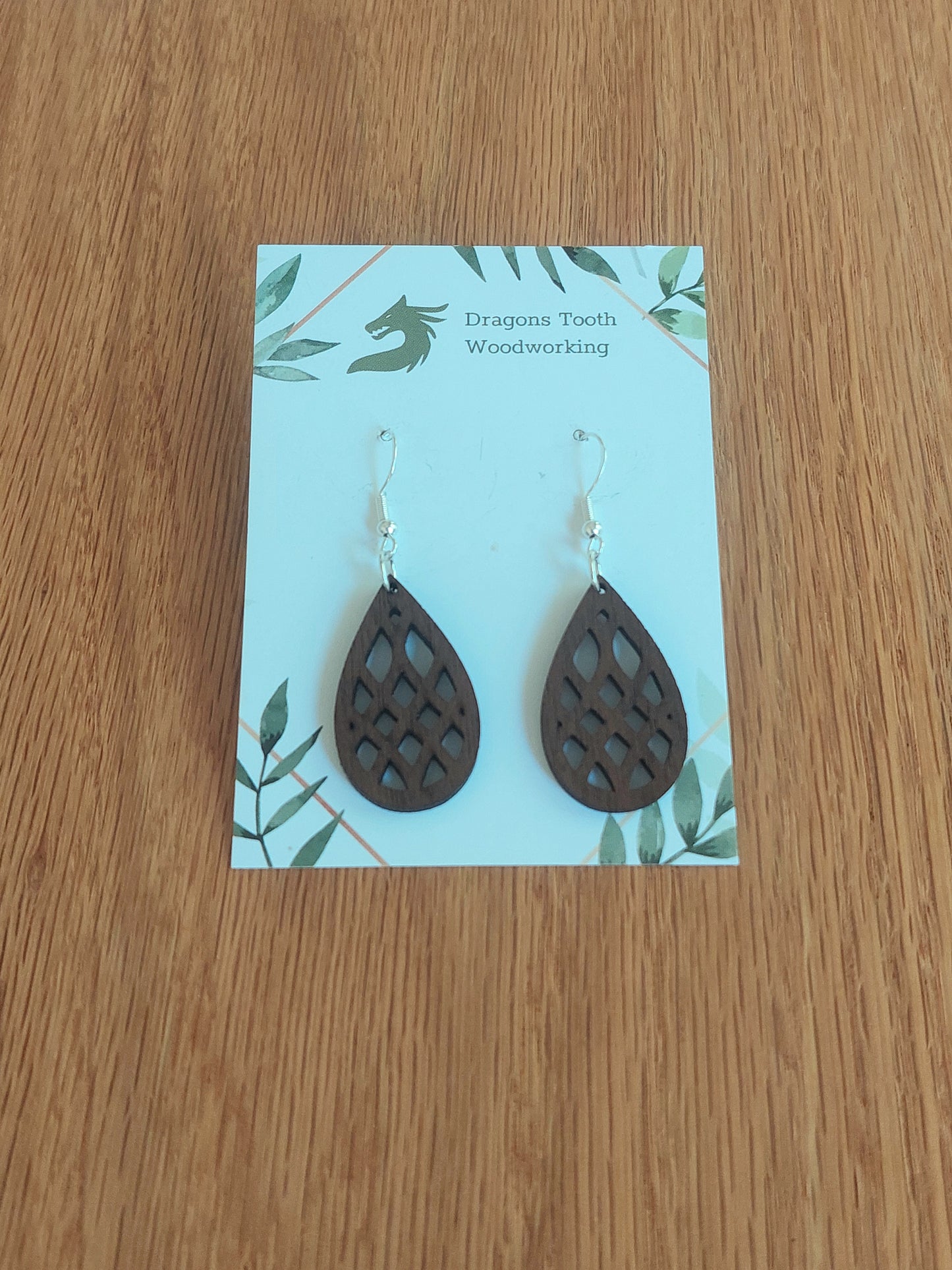 Geometric Teardrop Earrings