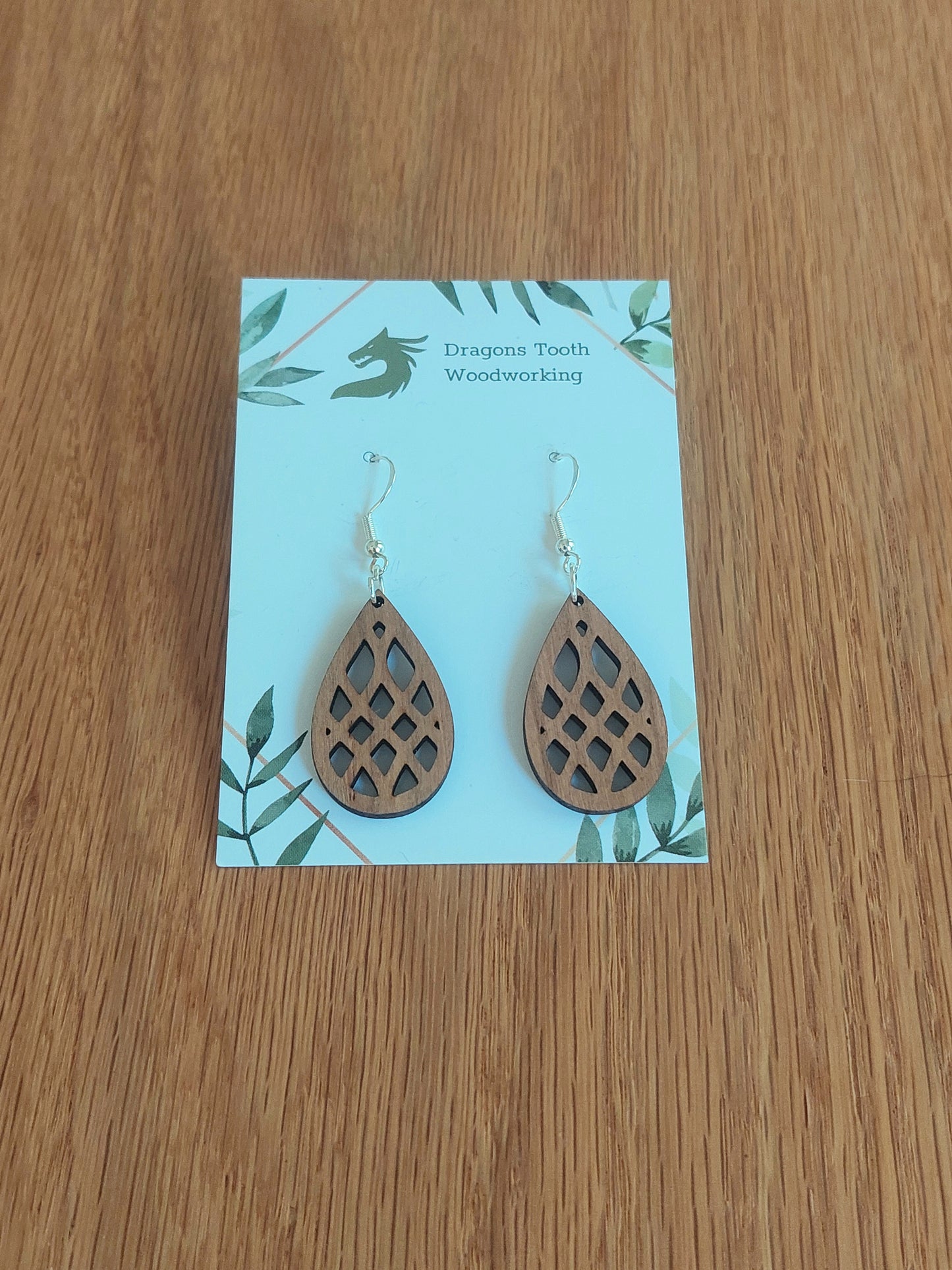 Geometric Teardrop Earrings