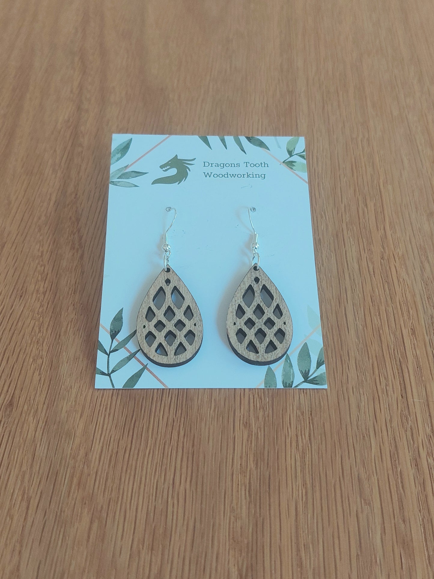 Geometric Teardrop Earrings