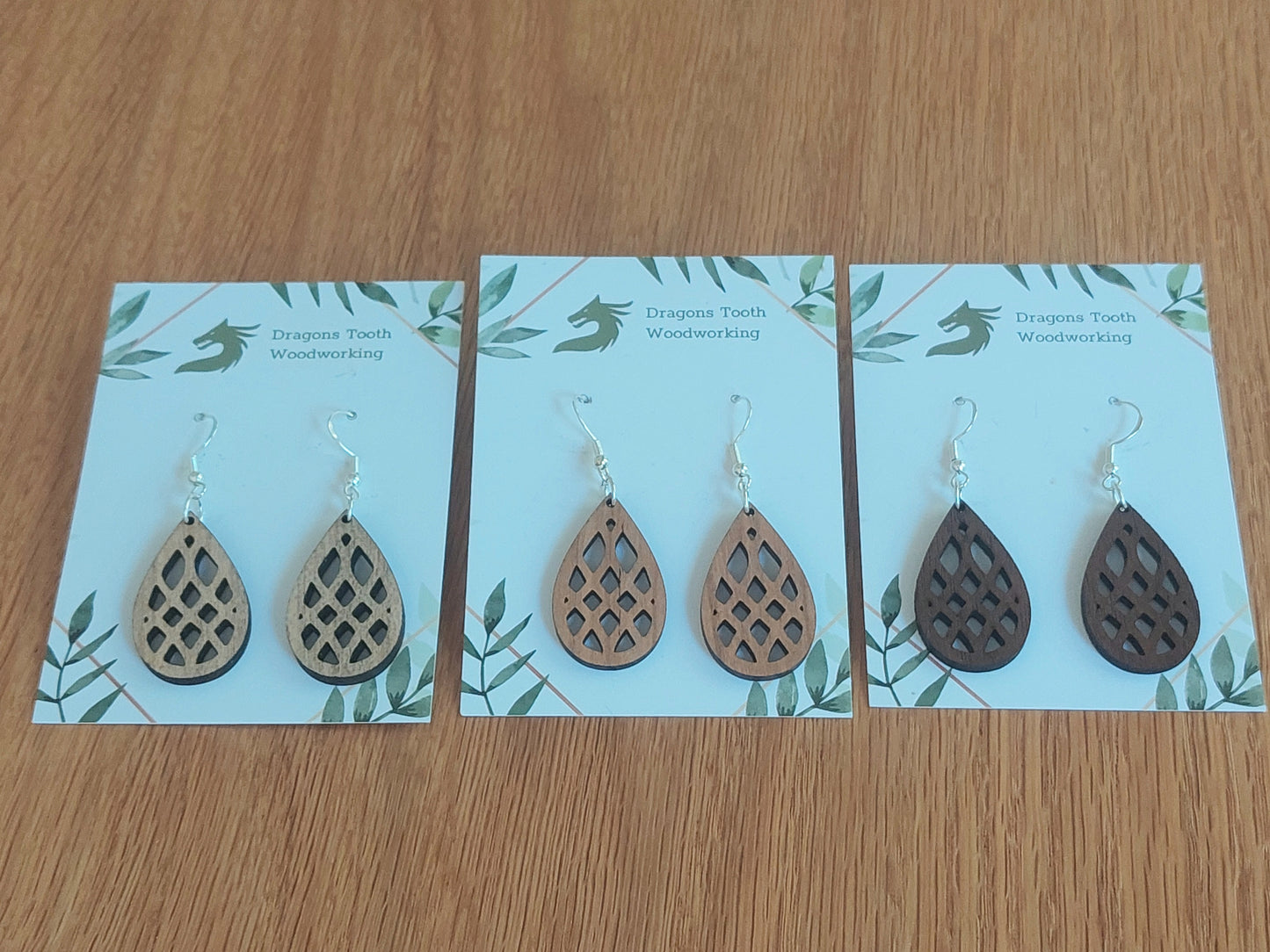 Geometric Teardrop Earrings