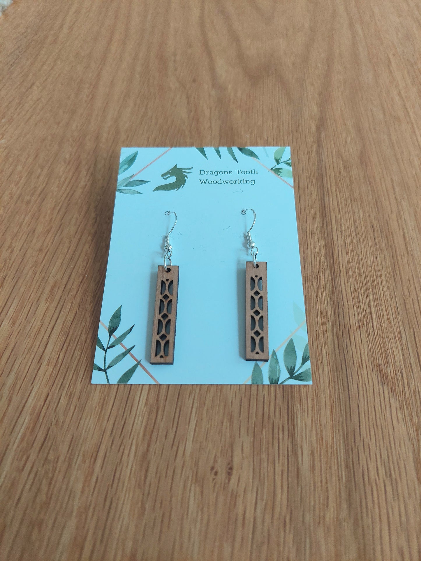 Rectangular Trellis Earrings