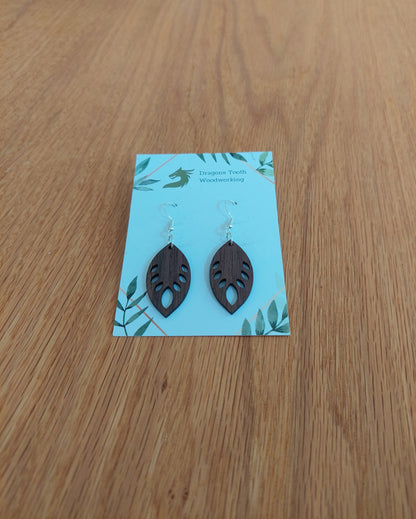 Leaf Necklace Earrings